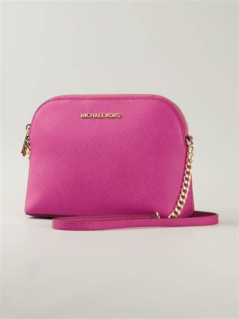 michael kors pink satchel bag|michael kors satchel crossbody bag.